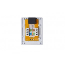 Розетка компьютерная 8P8C (RJ45) UTP кат.5E 1 порт TOKOV ELECTRIC TKE-SMB-8P8C-1P-UTP