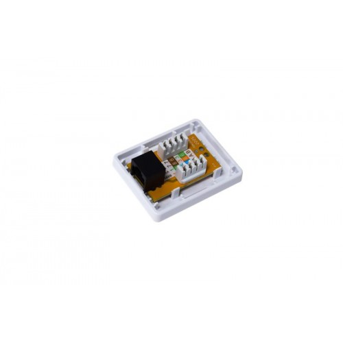 Розетка компьютерная 8P8C (RJ45) UTP кат.5E 1 порт TOKOV ELECTRIC TKE-SMB-8P8C-1P-UTP