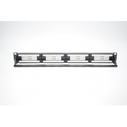 Патч-панель 19 1U кат.5E неэкранир. 24 порта RJ45 Dual IDC с задним кабельным организатором TOKOV ELECTRIC TKE-PP-5E-1U-24P-UTP-CO
