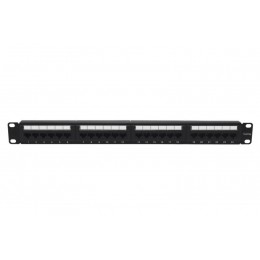 Патч-панель 19 1U кат.5E неэкранир. 24 порта RJ45 Dual IDC TOKOV ELECTRIC TKE-PP-5E-1U-24P-UTP