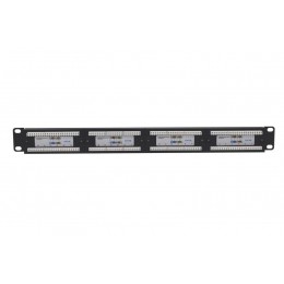 Патч-панель 19 1U кат.5E неэкранир. 24 порта RJ45 Dual IDC TOKOV ELECTRIC TKE-PP-5E-1U-24P-UTP