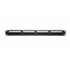 Патч-панель 19 1U кат.6 неэкранир. 24 порта RJ45 Dual IDC TOKOV ELECTRIC TKE-PP-6-1U-24P-UTP