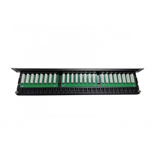 Патч-панель 19 1U кат.5E неэкранир. высокой плотности 48 порта RJ45 Krone IDC TOKOV ELECTRIC TKE-PP-5E-1U-48P-UTP