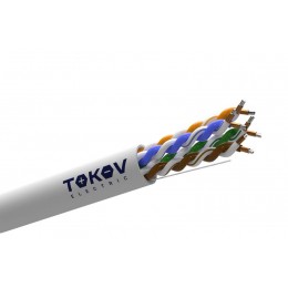 Кабель витая пара U/UTP 4х2х24 AWG кат.5E ССA PVC TOKOV Light (м) TOKOV ELECTRIC TKL-C06-U42CCA-5E-305-PVC
