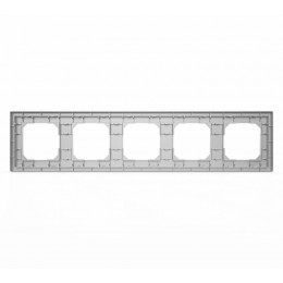 Рамка 5-м Pixel алюм. TOKOV ELECTRIC TKE-PX-RM5-C03