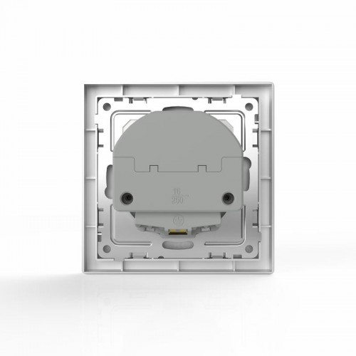 Розетка 1-м СП Pixel с заземл. с 2-мя заряд. устр. USB тип A+A механизм алюм. TOKOV ELECTRIC TKE-PX-R1U2A-C03