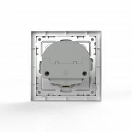 Розетка 1-м СП Pixel IP20 с заземл. с 2-мя заряд. устр. USB тип A+C механизм алюм. TOKOV ELECTRIC TKE-PX-R1U2AC-C03