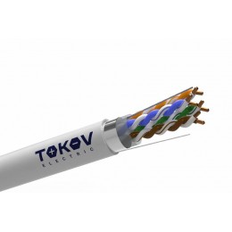 Кабель витая пара F/UTP 4х2х24AWG(0.48мм) кат.5E PVC Fluke tested TOKOV ELECTRIC TKE-C06-F/UTP-42-5E-305