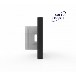 Рамка 1-м Pixel IP44 карбон TOKOV ELECTRIC TKE-PX-RM1-C14-IP44