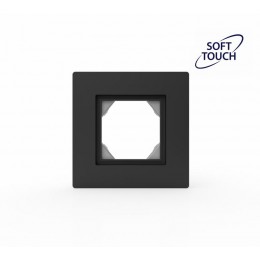 Рамка 1-м Pixel IP44 карбон TOKOV ELECTRIC TKE-PX-RM1-C14-IP44