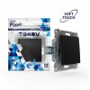 Переключатель 1-кл. СП Pixel IP44 механизм карбон TOKOV ELECTRIC TKE-PX-P1-C14-IP44