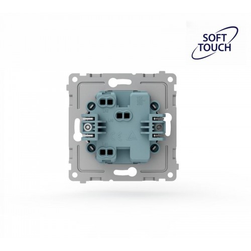 Переключатель 1-кл. СП Pixel IP44 механизм карбон TOKOV ELECTRIC TKE-PX-P1-C14-IP44