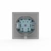 Розетка 1-м СП Pixel IP44 с заземл. с крышкой механизм бел. TOKOV ELECTRIC TKE-PX-R1ZSW1-C01-IP44