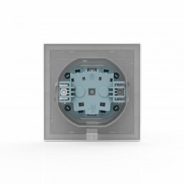 Розетка 1-м СП Pixel IP44 с заземл. с крышкой механизм бел. TOKOV ELECTRIC TKE-PX-R1ZSW1-C01-IP44