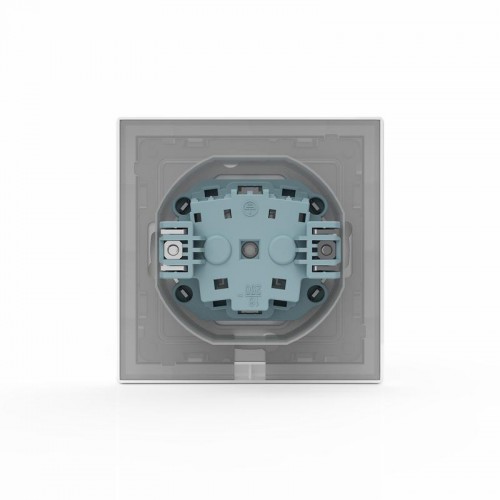 Розетка 1-м СП Pixel IP44 с заземл. с крышкой механизм бел. TOKOV ELECTRIC TKE-PX-R1ZSW1-C01-IP44