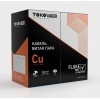 Кабель витая пара F/UTP 4х2х24AWG(0.52мм) кат.5E PVCLS нг(А)-LSLTx indoor Fluke tested 305м (м) PRO TOKOV ELECTRIC TKP-C11-F42-5E-RU-LSLTx