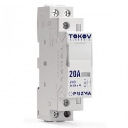 Контактор модульный 18мм 25А 230В АС 1НО 1НЗ PRIZMA TOKOV ELECTRIC TKE-PZ-MC-1-25-230-11