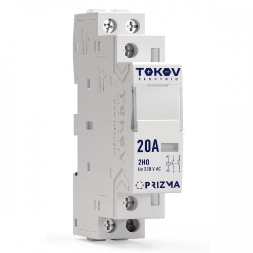 Контактор модульный 18мм 25А 230В АС 1НО 1НЗ PRIZMA TOKOV ELECTRIC TKE-PZ-MC-1-25-230-11
