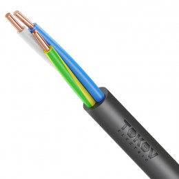 Кабель TOKOV ELECTRIC ППГнг(А)-HF 3х2.5 ОК (N PE) 1кВ (м) УТ000028588