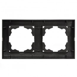 Рамка 2-м Бриллиант горизонт. графит Universal 7947465-Gr