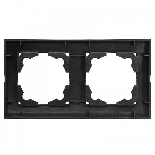 Рамка 2-м Бриллиант горизонт. графит Universal 7947465-Gr