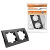 Рамка 2-м Бриллиант горизонт. графит Universal 7947465-Gr