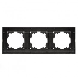 Рамка 3-м Бриллиант горизонт. графит Universal 7947489-Gr