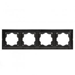 Рамка 4-м Бриллиант горизонт. графит Universal 7947502-Gr