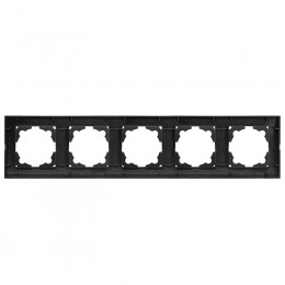 Рамка 5-м Бриллиант горизонт. графит Universal 1028-Gr