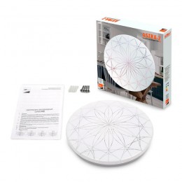 Светильник светодиодный декоративный PPB Astra-2 36Вт 4000К IP20 d380х65 настенно-потолочный бытовой JazzWay 5027046