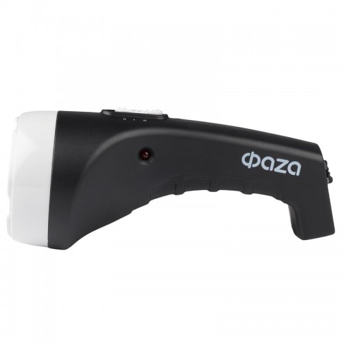 Фонарь аккумуляторный ручной AccuF2-L07-bk 7LED 2 режима: 100проц./25проц. аккум. 0.4А.ч выдвижная вилка индикатор зарядки черн. ФАZА 5000810