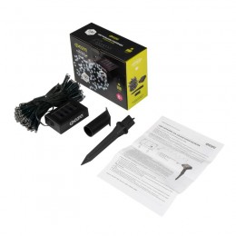 Светильник светодиодный садовый SLR-G01-100W гирлянда 100 бел. LED на солнечн. батарее ФАZА 5027305