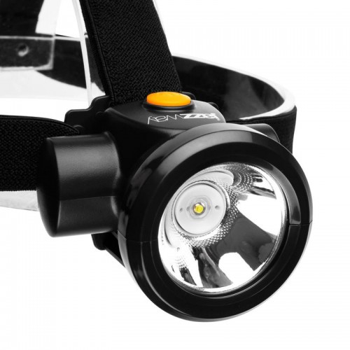 Фонарь аккумуляторный налобный AccuH8-L3W 3Вт IP20 2 режима: яркий 4ч/экономичн. 15ч аккум. 2А.ч регулир. угол наклона JazzWay 5024571