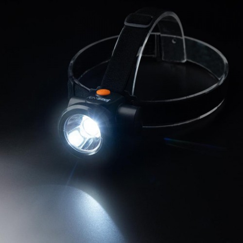 Фонарь аккумуляторный налобный AccuH8-L3W 3Вт IP20 2 режима: яркий 4ч/экономичн. 15ч аккум. 2А.ч регулир. угол наклона JazzWay 5024571