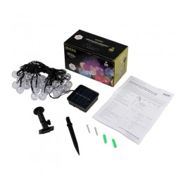 Светильник светодиодный садовый SLR-G05-30M гирлянда шарики мультицвет на солнечн. батарее ФАZА 5033375