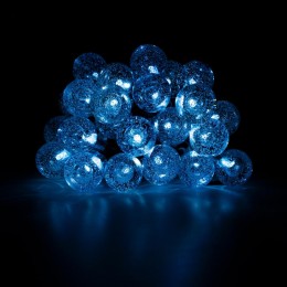 Светильник светодиодный садовый SLR-G05-30W гирлянда шарики холод. бел. на солнечн. батарее ФАZА 5033351