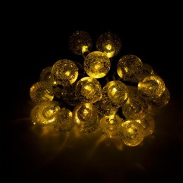 Светильник светодиодный садовый SLR-G05-30Y гирлянда шарики желт. на солнечн. батарее ФАZА 5033368