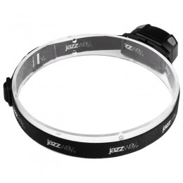 Фонарь аккумуляторный налобный AccuH3-L5W-bk LED 5Вт + 2хRED SMD IP54 5 режимов: 100проц. 180лм 3.5ч/50проц. 110лм 5.5ч/30проц. 65лм 15ч/красн. 28ч/мигающ. красн. 12ч аккум. управл. жестами черн. JazzWay 5036703