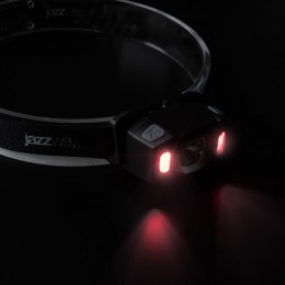 Фонарь аккумуляторный налобный AccuH3-L5W-bk LED 5Вт + 2хRED SMD IP54 5 режимов: 100проц. 180лм 3.5ч/50проц. 110лм 5.5ч/30проц. 65лм 15ч/красн. 28ч/мигающ. красн. 12ч аккум. управл. жестами черн. JazzWay 5036703