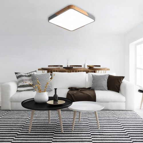 Светильник светодиодный декоративный PPB Scandic-S DIM 72Вт 3000-6500К IP20 настенно-потолочный бытовой диммир. GR/W JazzWay 5037397