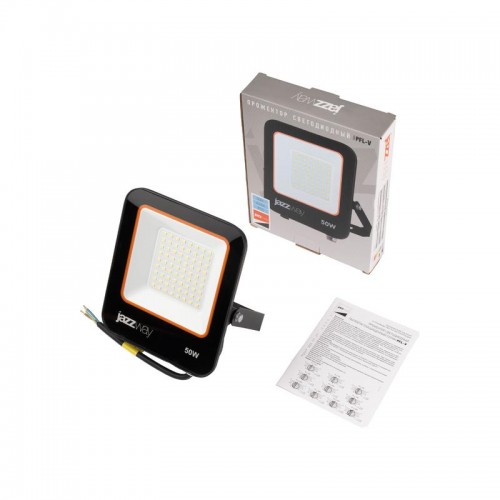 Прожектор светодиодный PFL-V 50Вт 6500К IP65 ДО JazzWay 5039735