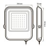 Прожектор светодиодный PFL-V 200Вт 6500К IP65 ДО Pro JazzWay 5039797