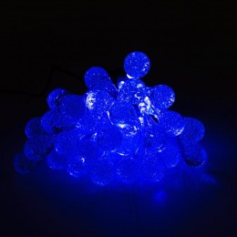 Светильник светодиодный SLR-G08-30B садовый; гирлянда капли син. солнечная батарея ФАZА 5040946