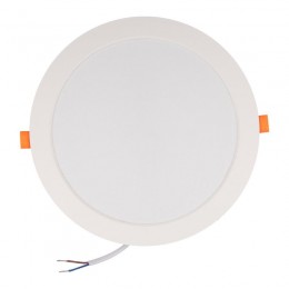 Светильник светодиодный PLED DL7 WH Downlight 24Вт 4000К 220х26мм IP54 ДВО встраив. Pro JazzWay 5042568