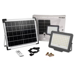 Прожектор светодиодный PFL SOLAR 150 6500К IP65 ДО с солнечн. панелью и пультом в комплекте JazzWay 5044425