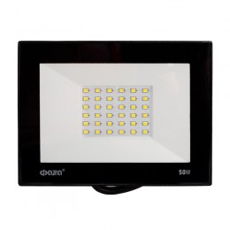 Прожектор светодиодный СДО-20 50Вт 6500К IP65 230В BL ДО прозр. закален. стекло ФАZА 5047303