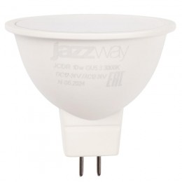 Лампа светодиодная низковольтная PLED-SP JCDR MO 10Вт 3000К тепл. бел. GU5.3 12-24В AC/DC Pro JazzWay 5049703