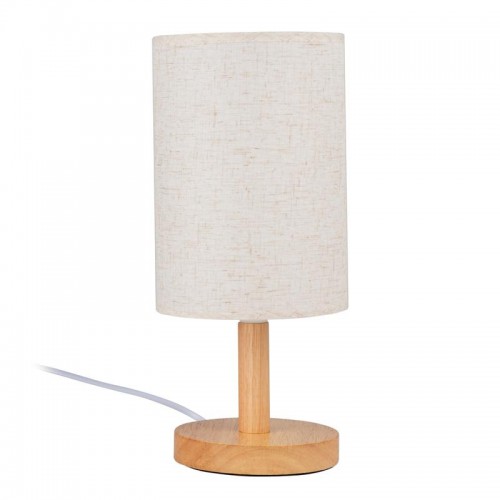 Светильник настольный JH1-01-iv 1х60Вт E27 (основа: натуральное дерево) IP20 JazzWay 5058231