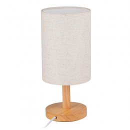 Светильник настольный JH1-01-iv 1х60Вт E27 (основа: натуральное дерево) IP20 JazzWay 5058231