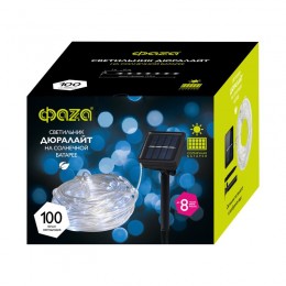 Светильник светодиодный садовый SLR-G06-100W 100LED дюралайт (заменяемый Ni-MH 500мА.ч аккумулятор) бел. ФАZА 5060098